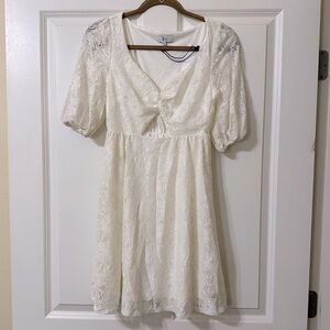 NWT NSR Ivory Lace Dress,‎ XS